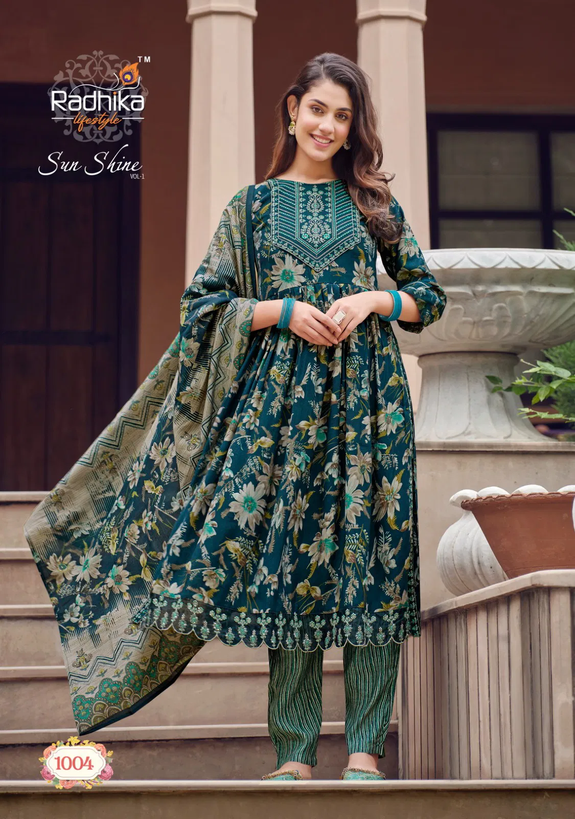 Radhika Sunshine Vol 1 Embroidery Readymade Catalog
